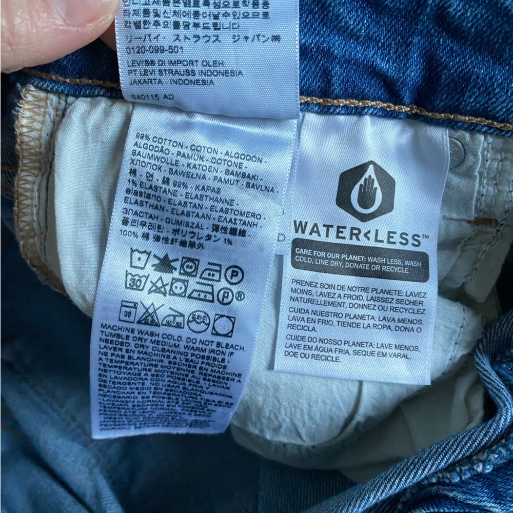 Levis 721 High Rise Ripped Jeans - Picture 6 of 7